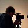 Photographer composing a portrait session.